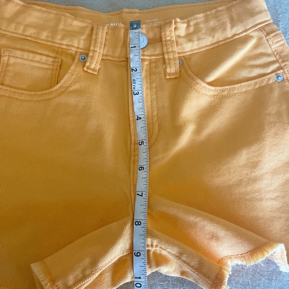 Old Navy High Rise Girls Denim Shorts - Size 8 - Picture 5 of 9